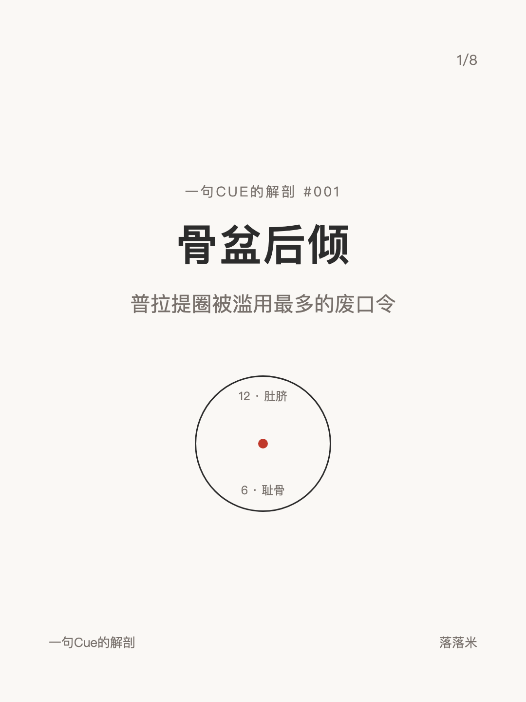 #001 骨盆后倾
