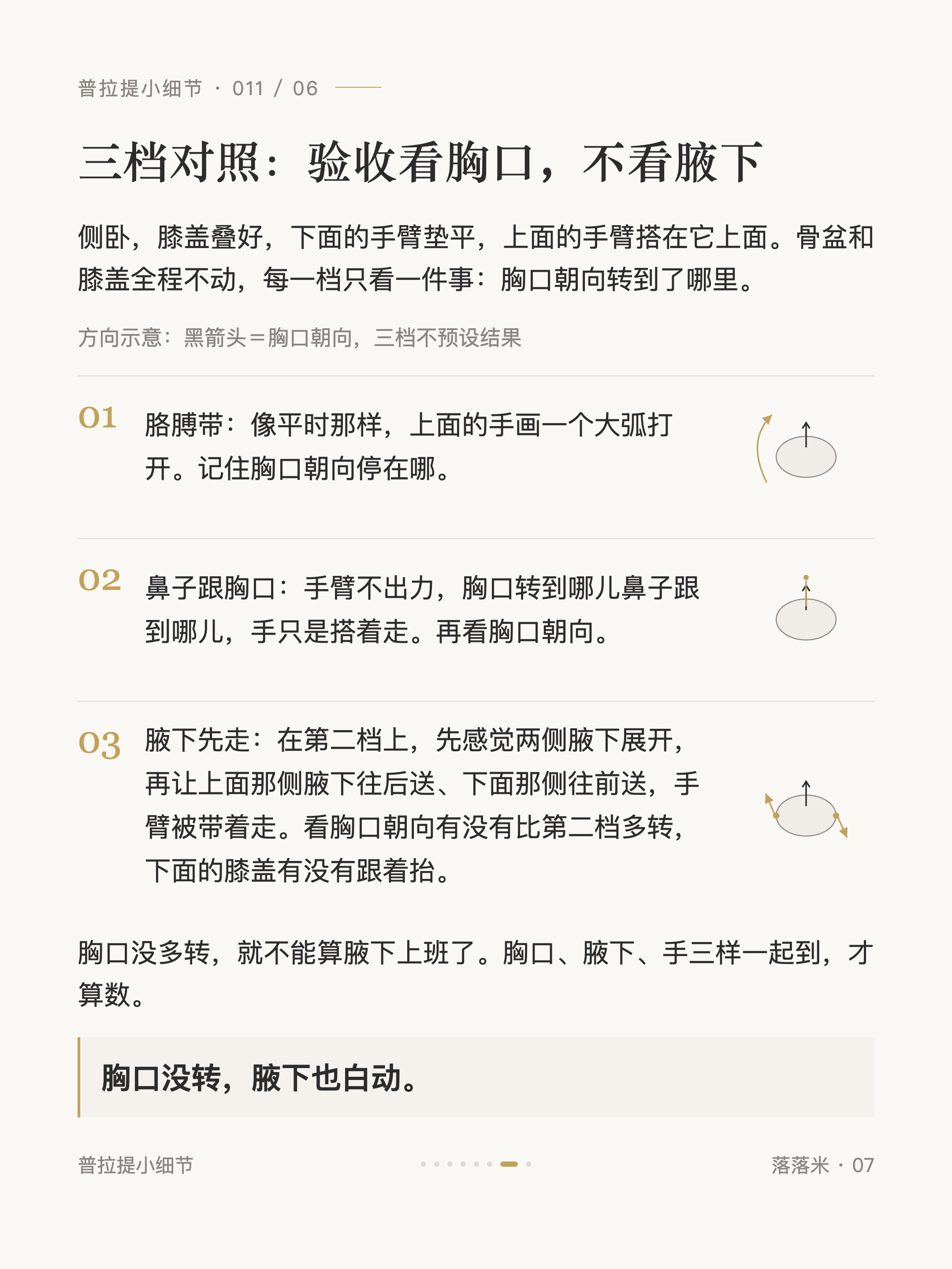 三档对照:验收看胸口,不看腋下